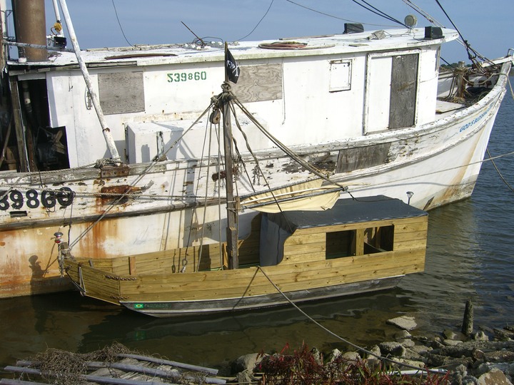 17 A play boat at Apalachacola, FL