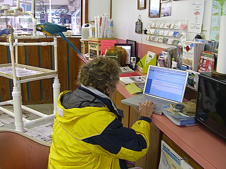 24 Charlie watches Mary work