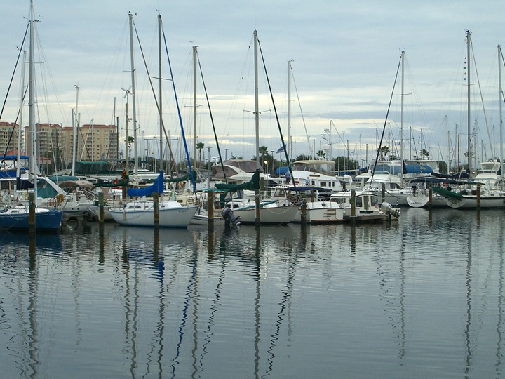 53 Tucked in at the St petersburg Yacht Club