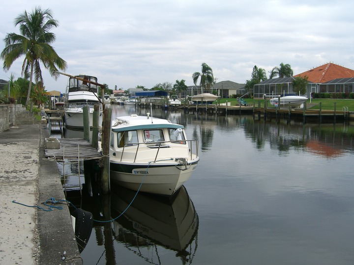 79 Moored at Capt. Len Susman's dock in Cape Coreal, FL