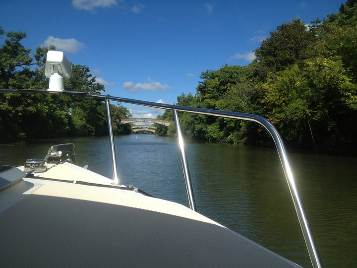 Approaching the Gennesee River