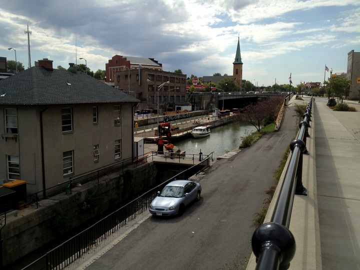 Moored at the Lockport Town Dock 1