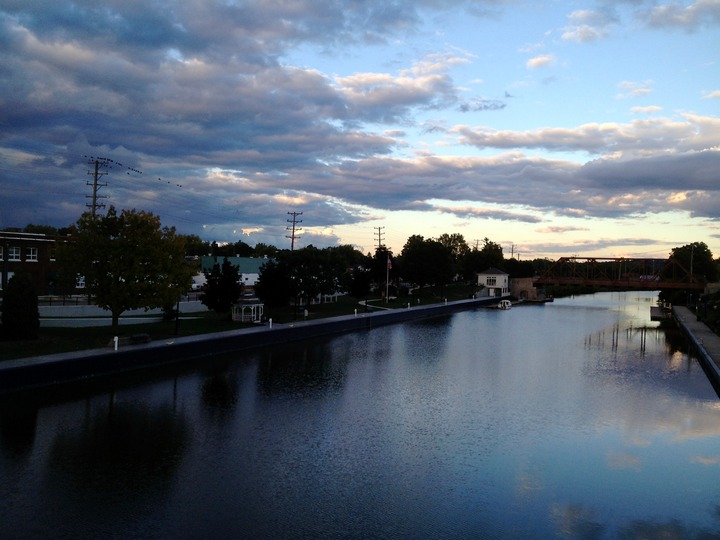 Moored at the Newark Town Dock