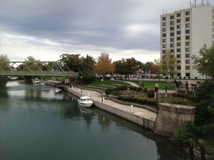 Moored at the Tonawanda Town Dock