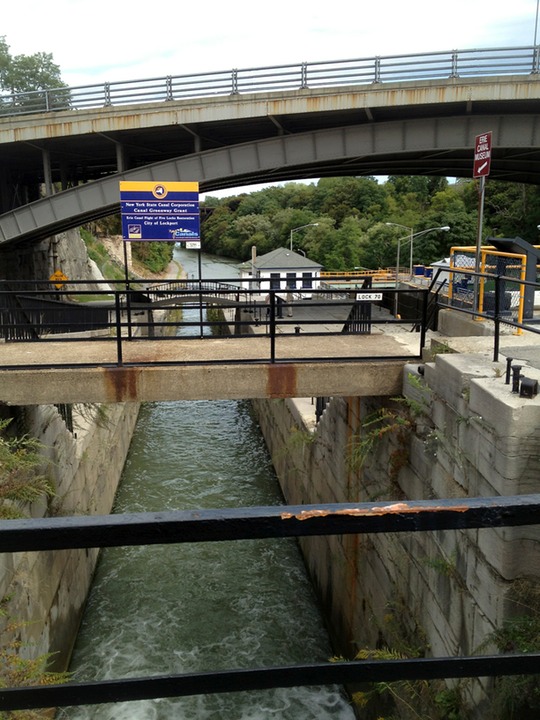 Where the "Old" Locks Were at Lockport